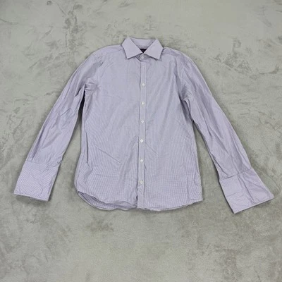 Мужская сорочка Charles Tyrwhitt 15,5–33 разноцветная очень приталенная с французскими манжетами - Изображение 1 из 4