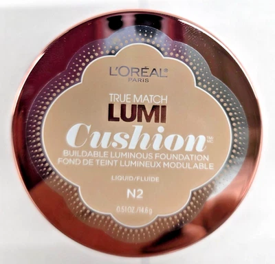 NEW L'Oréal Paris True Match Lumi Cushion Foundation -N2 CLASSIC IVORY - Image 1 of 2