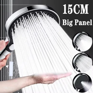 15CM Big Panel Hochdruck Duschkopf mit Filter 3 Modi großer Durchfluss Brause - Bild 1 von 32