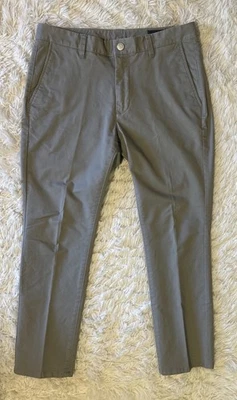 Calça social masculina Bonobos Monday 32x28 cinza bolsos mistura negócios casual - Imagem 1 de 4