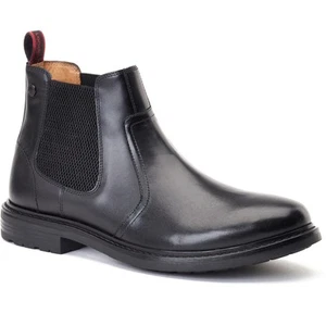 Botas Base London Bloom de cuero negro para hombre - Imagen 1 de 7