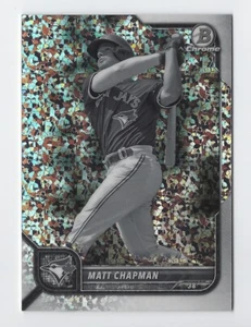 2022 Bowman Chrome #2 Matt Chapman B&W Mini Diamond Refractor #'d 131/199 - Picture 1 of 2