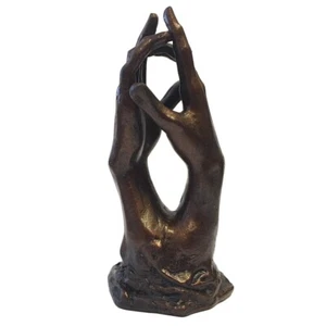 Pocket Art Rodin Hands Study for Secret Miniature Statue 4H Museum Replica - Picture 1 of 5
