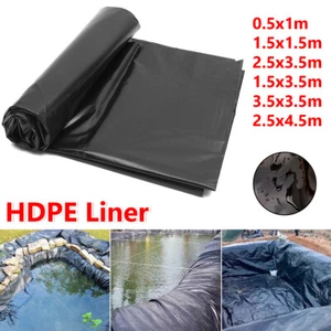 6 TYPES HDPE Strong Fish Pond Liner Garden Pool Landscaping Reinforced Membrane - Bild 1 von 17