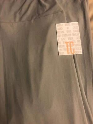 Lularoe TC Tall Curvy Leggings Solid Gray 🦄 New HTF Unicorn Grey Cloud Coin 🦄 - Image 1 of 4