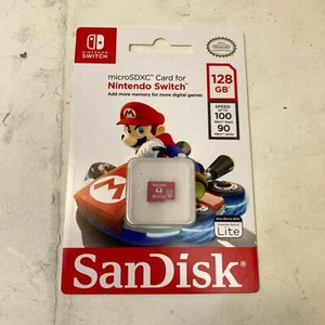 New SanDisk microSDXC Card for Nintendo Switch Memory SDSQXBO-128G-ATCZN - Picture 1 of 2