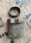 Original Leather Scabbard Part Brass Mount Relic Condition See Photos Sword Part