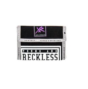 HOMBRE JOVEN E IMPRUDENTE SELLO BI FOLD WALLET Y & R GRIS / NEGRO LOGOTIPO NUEVO $ 29 - Imagen 1 de 5