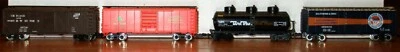 N Scale Freight + Tanker & Box Car Lot (4 Different) Atlas + Model Power + Roco - Image 1 of 4