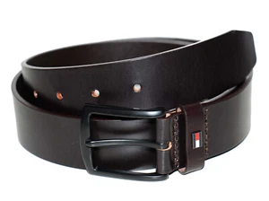 Tommy Hilfiger Denton Leather Belt 3,5 Gürtel Leder Ledergürtel Gr. 85 - Bild 1 von 1