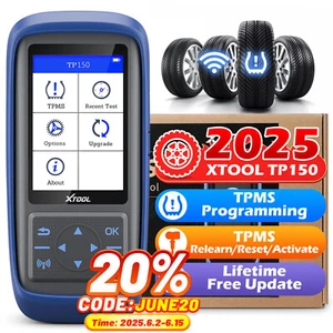 XTOOL TP150Wifi TPMS Relearn Servic Tool TPMS Sensors Activate/Reset/Programming - Picture 1 of 19