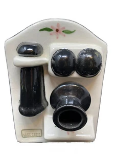 Vintage Ceramic Coin Bank 1950s Phone Telephone Piggy Bank Lake Tahoe Souvenir - Picture 1 of 10