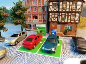 Estación de carga para vehículos eléctricos - Estación de carga para coche eléctrico escala H0 1:87 - Imagen 1 de 3