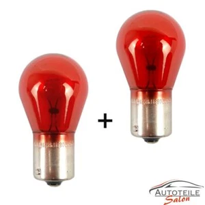2x Philips PR21W ROT Signallampe Bremsleuchte 12V 21W 12088CP - Bild 1 von 2