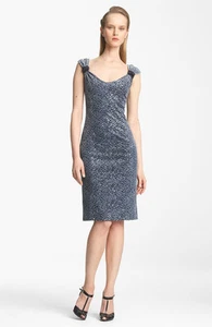 Armani Collezioni Paillette Velvet & Jersey Dress (size 10)* - Imagen 1 de 6