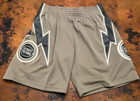 Mitchell & Ness NBA Astro wingman Shorts Detroit Pistons 1978 Men's Size X-small Cover