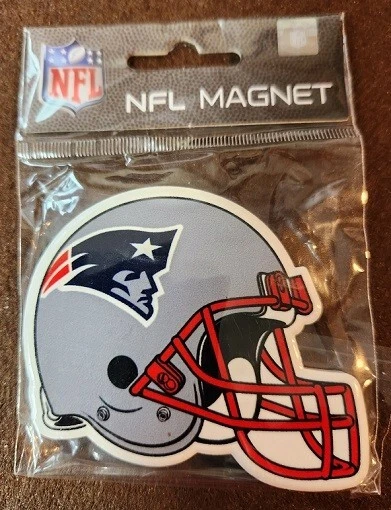 新英格兰爱国者队陶瓷头盔磁铁 - NFL 官方授权 — 第 1/1 张图片
