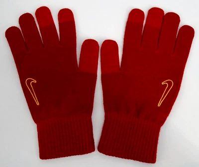 Guantes Nike Knit Tech and Grip 2.0 para hombre L/XL cinabrio/amarillo ocre Foto 1 de 4