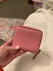 New Tory Burch Perry Colorblock Bifold Wallet Pink Yellow $120.