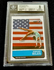 SIMONE BILES RARE 2018 Sports Illustrated for Kids SI USA Olympics Gymnast BGS 8
