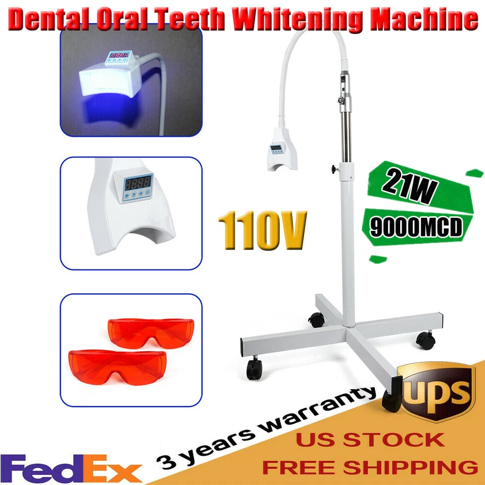 Mobile Dental Teeth Cool LED Light Whitening Machine Accelerator Lamp Bleaching - Image 1 of 4
