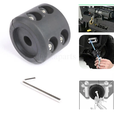 Winch Stopper Rubber Heavy Duty Cable Line Saver Waterproof Rope Hook ATV UTV - Image 1 of 4