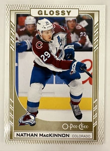 2023-24 Upper Deck Series 2 O-Pee-Chee Glossy Gold #R-36 Nathan MacKinnon - Picture 1 of 2