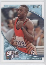 2009 Upper Deck Football Heroes Sports Heroes Blue /99 Michael Johnson #325