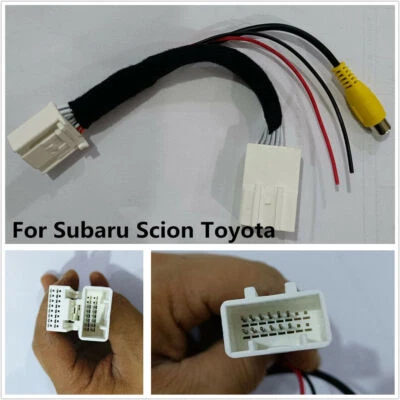 For Subaru Scion Toyota Reversing Backup Camera Adapter Cable T-Harness Durable - Image 1 of 4