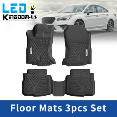 Floor Mats Liners Set for 2020-2024 Subaru Legacy Outback All Weather TPE Rubber - Image 1 of 4