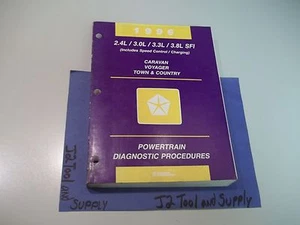 +1996 CHRYSLER 2.4L/3.0L/3.3L/3.8L SFI POWERTRAIN DIAGNOSTIC PROCEDURES - Foto 1 di 4