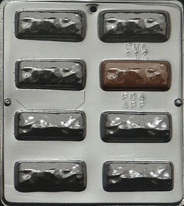 Coconut Bar 1 1/8" x 3" Chocolate Candy Mold Candy Making 112 NEW - Picture 1 of 2
