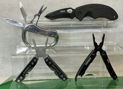 Lot Of (4) EDC Pocket Knife’s Gerber Dime, 5.11 Bladetech, Gerber Clutch, Myron - Image 1 of 4