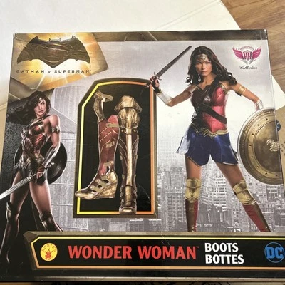 WONDER WOMAN BOOTS HH COLLECTION BY RUBIES SIZE 7 New - Image 1 of 4
