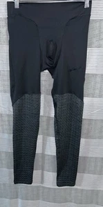 Mens Medium Nike Pro Dri-fit Utility Therma Training Tights Black Gray - Picture 1 of 6