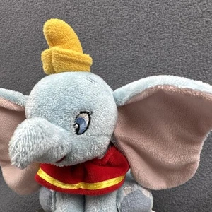 Disney Store Azul Dumbo Peluche Elefante 6” Cara Bordada - Imagen 1 de 16