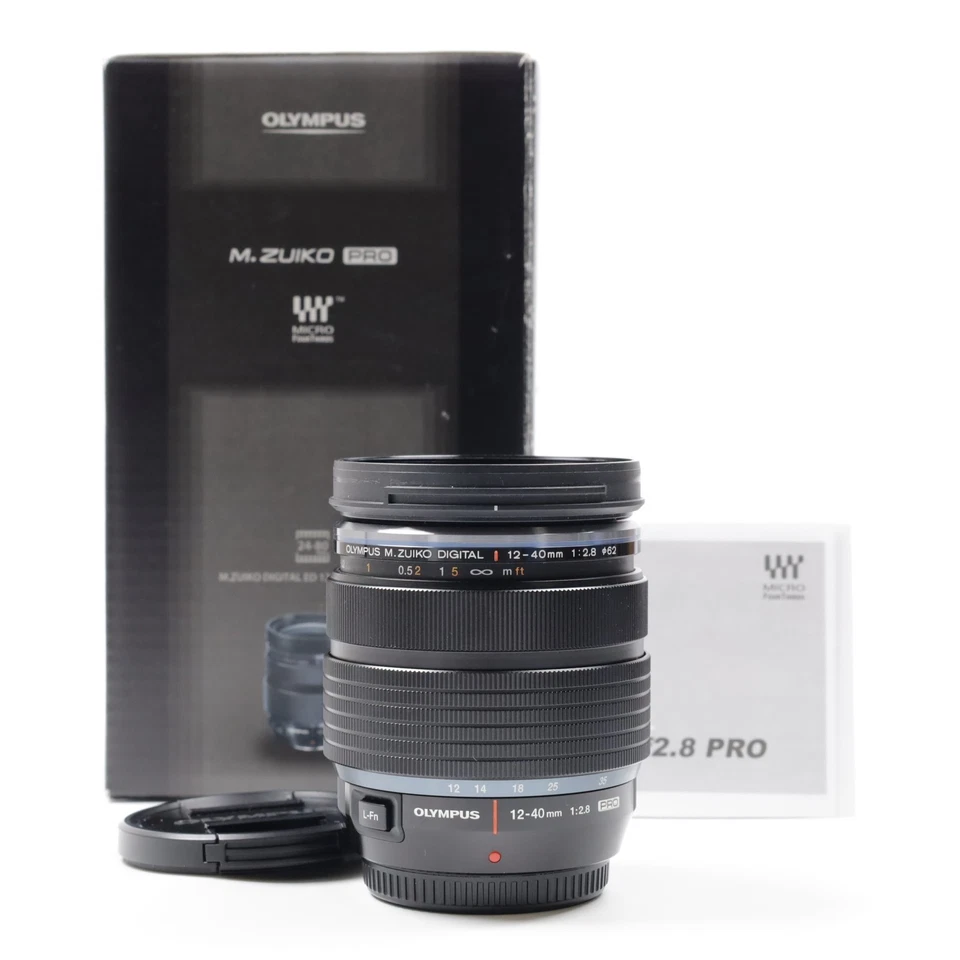 OLYMPUS M.ZUIKO DIGITAL ED 12-40mm F2.8 PRO NEGRO [Casi Como Nuevo] #197AA - Imagen 1 de 4