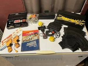 Vintage SLOT CAR LOT AFX 52 Track Pieces Cars Chassis Aurora Tyco HO 1970s - Picture 1 of 24