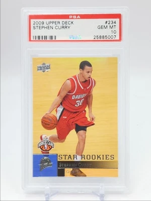 Stephen Curry 2009-10 cubierta superior Star Rookies Warriors gema MT RC PSA 10 Q5965 Foto 1 de 2