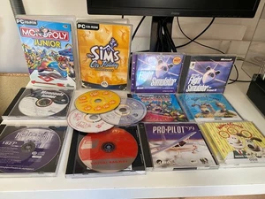 Jeux PC CD Rom - Wallace&Gromit/Les Sims/Flight Sim/Pro Pilot99/Monopoly - Photo 1/1