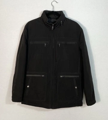 Chaqueta cargo negra Johnston & Murphy XC4 Extreme Comfort para hombre talla mediana Foto 1 de 4