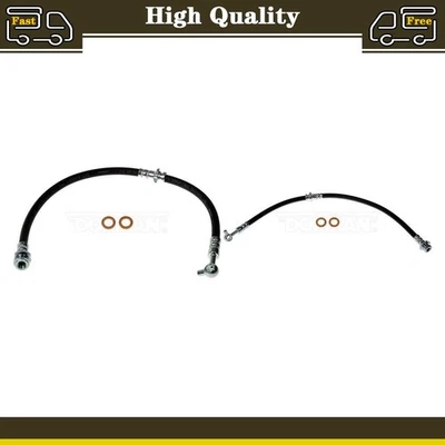 Línea de freno de manguera de freno delantera 2 para Nissan Máxima 3,5 L Foto 1 de 4