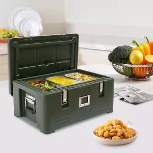 Kommerzielle Isolierte Lebensmittel Pfanne Träger Box 30l Outdoor Camp Essen Pfannen mit Deckel - Bild 1 von 23