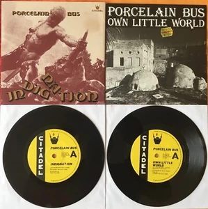 PORCELAIN BUS Citadel 2x VINYL 7“ Single AUSTRALIA Garage Rock *RARE* *80's* OZ - Bild 1 von 2