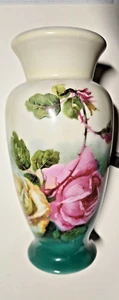 Vase- Antique - Carl Tielsch CT Altwasser Silesia Hand Painted 1900's - 8.5" - Picture 1 of 6