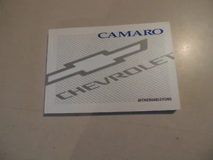 Chevrolet Camaro 3,8L 5,7L 1998 Betriebs anleitung Bord Fahrer hand buch - Picture 1 of 3