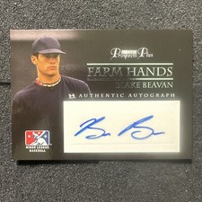2007 TRISTAR Prospects Plus Farm Hands Authentic Auto BLAKE BEAVAN #FH-BB Auto