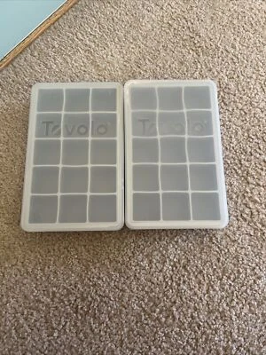 Cubo perfecto de silicona bandejas para cubitos de hielo fabricante de moldes por Tovolo 2pk - gris con cubiertas Foto 1 de 2