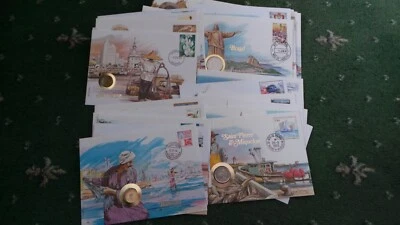 First Day Covers of the World Coins by Munz-Briefe  CHOOSE YOUR - Image 1 of 2