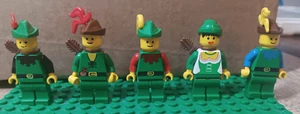 Lego Lot 5 Forestman Minifigure 6071 cas319 cas138 cas320 cas136 cas321 Minifig - Picture 1 of 10